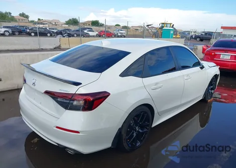 2025 Honda Civic Sport z USA, uszkodzony, nr VIN 2HGFE2F52SH563304